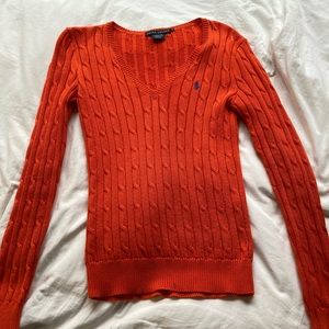 ralph lauren cable knit sweater